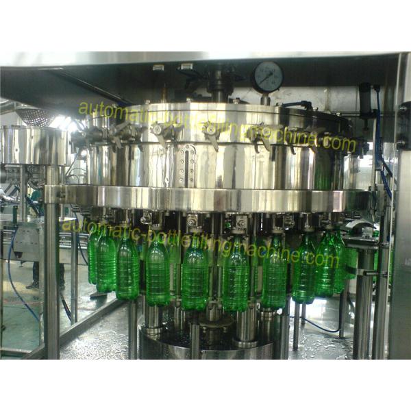 Compact Structured Bottling Line Equipment , Carbonated Soft Drink Filling Machine