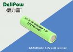 Cold Resistant AAA Nimh 600mAh Rechargeable Batteries With MSDS