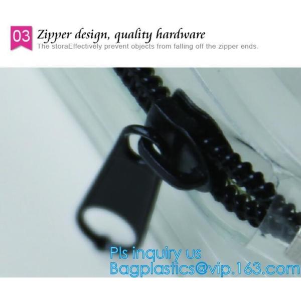 Travel Portable PVC Transparent Waterproof Cosmetic Bag Women Makeup Toiletry Bags, PVC Cosmetic Pouch, PVC Makeup Bag,