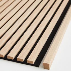 China Slatted Sound-Absorbing Wall Decorative Soundproof Wooden Slate Acoustic Panel on sale