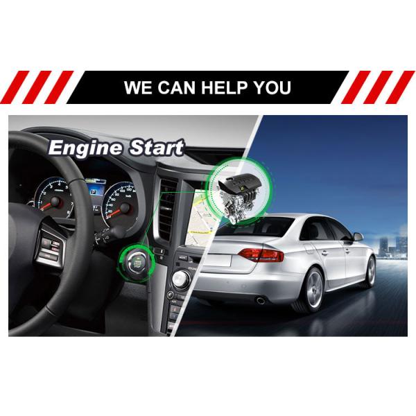 Passive Keyless Entry PKE Push Button Engine Start / Stop Button Systems With GPS