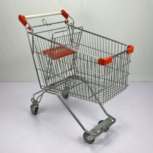 Buy cheap Russian Type Metal Shopping Trolley 125L Supermarket Grocery Trolly Cart from wholesalers