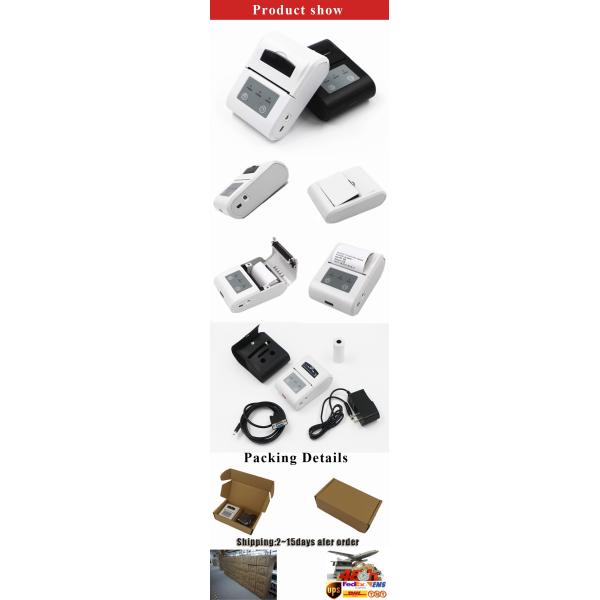 58mm Bluetooth Thermal Printer Smart Mobile System Bank Terminal