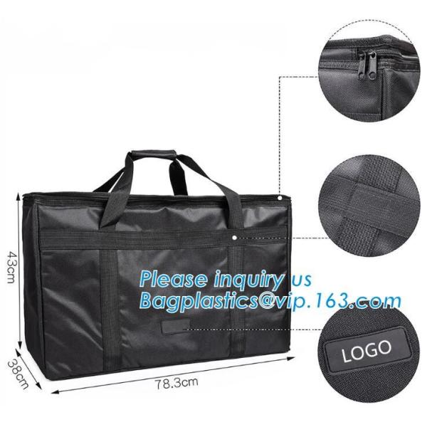 thermal large ice cooler bag/insulated aluminium foil 600D polyester lunch picnic cooler bags,picnic lunch aluminum insu