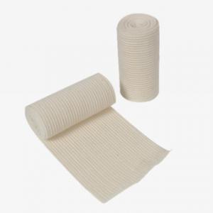 Cheap 70% Skin Color Polyester Bleached High Elastic Force Bandage, Compression Bandage WL10004 for sale