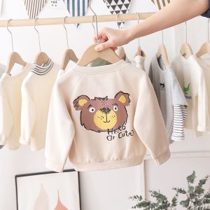 Children'S Apparel Cotton Children'S Clothing Cartoon Print Coat Toddler Animal