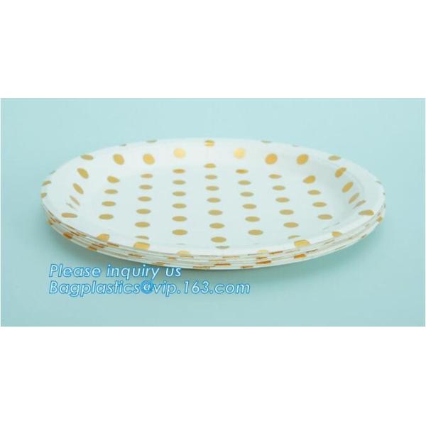 6 Inch Custom Printed Happy Birthday Disposable Paper Plates,100% Biodegradable Compostable Disposable Paper Plate pack