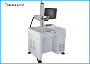 Small Scale 110*110mm EZCAD Software 20w Fiber Laser Marking Machine With Computer
