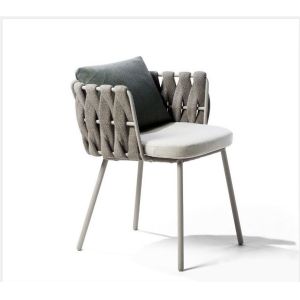 Buy cheap Nordic Outdoor Table Chair Combination Garden Rattan Simple Ribbon Chair from wholesalers