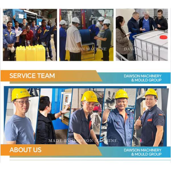 Automatic Double Station Double Head Daily Chemical Laundry Detergent Clearner Bottle Extrusion Blow Molding Machines