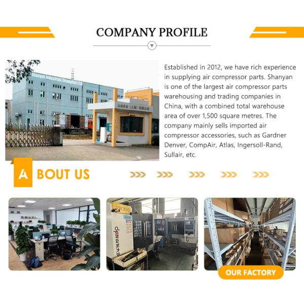 QX100370 CompAir Gardner Denver Oil Cooler Air Compressor Spare Parts Supply Durable