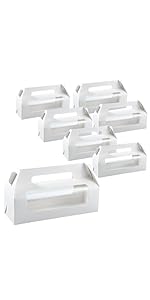 10x10x10Inch Tall Cake Box,5Pack Bakery Boxes For Dessert Bread Pastry,Cake Boxes With Cake Boards,Treat Boxes