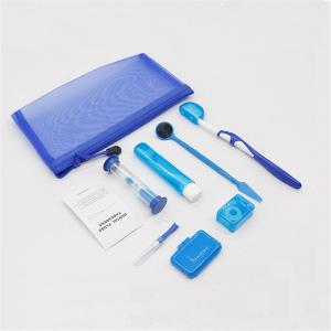 China Plastic Material Orthodontic Care Kit With Toothbrush Wax Sand Timer on sale