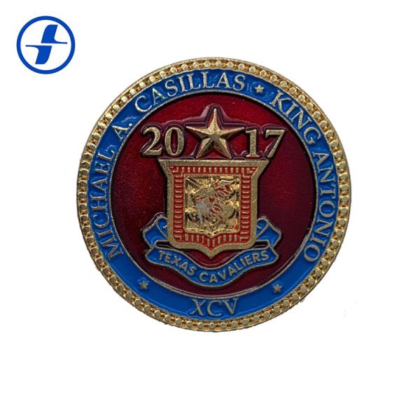 Professional Custom Metal Coins , Plating Antique Gold Challenge Coins
