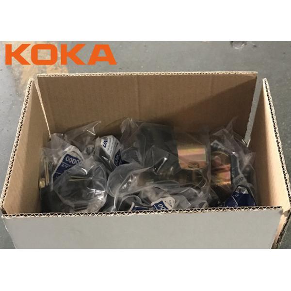 Gold Zinc Cushioned Pipe Strut Clamp