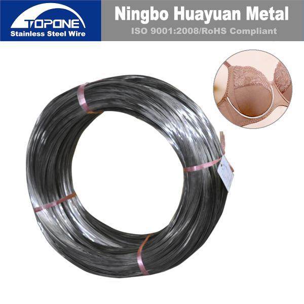 Industrial Stainless Steel Spring Wire For Bra / Bra Wire Anti Corrosion