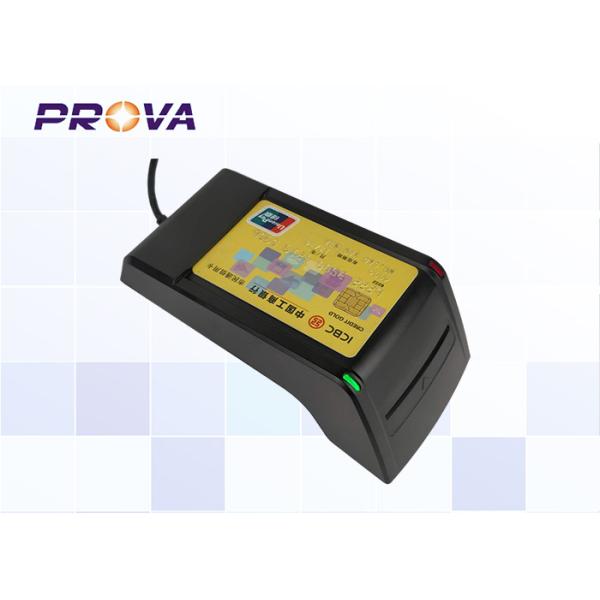 IC & RFID Chip Card Reader USB Interface With 500,000 Times Long Life Time