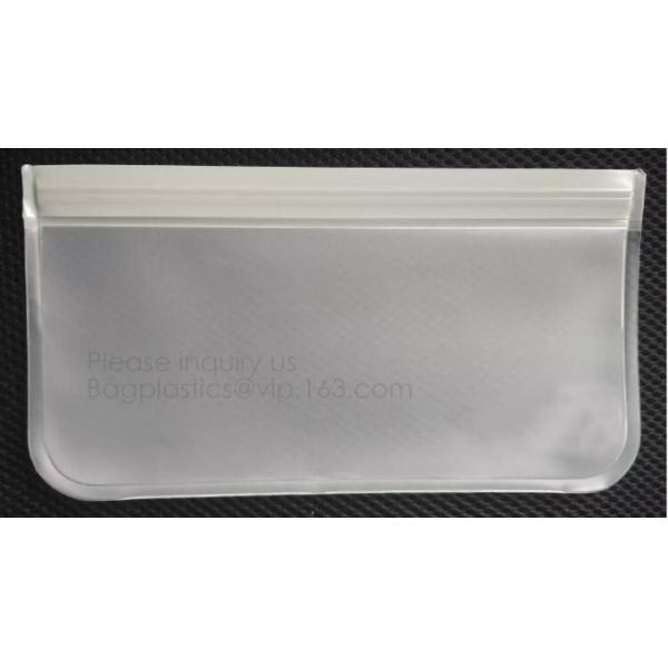Silicone Plastic Packaging Food Zip Silicon Freezer Fresh Vegetable Storage Bags Fresh Fridge Food Preservation Bag Reus