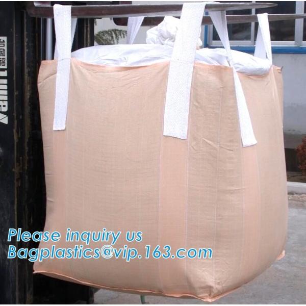 high capacity document pouch 1700kg extra strong circular woven polypropylene industrial big bags 1000kg, BAGEASE PACKAG