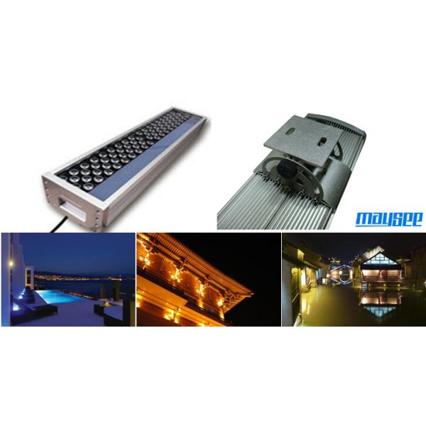 72W Waterproof RGB LED Flood Light Outdoor IP65 with DMX WIFI Controller