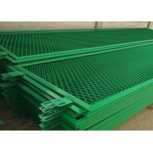 Cheap Dust Proof Green Aluminum Expanded Metal Mesh For Building Doors / Windows for sale
