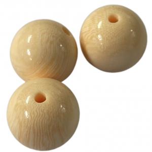 China Fancy Plastic Bead Buttons With One Hole Faux Wood Effect 24L Use On Garment Accessories on sale