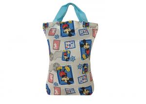 Cheap Lightweight Disney Eco Shopper Bags Short PP Custom Full Color Printing for sale