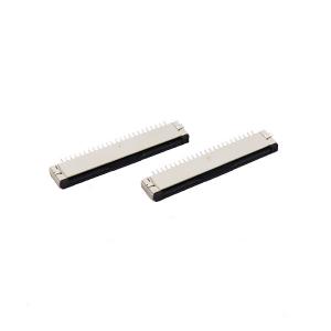 China 1.0 Mm Pitch FPC Connector H2.0mm Bottom Contact ZIF 4 Pin FFC Connector on sale