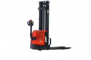 Cheap Full Electric Pallet Stacker Lift 1200kg 1.2T With Mechanical Steering for sale