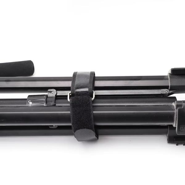 Reusable Hook And Loop Strap Adjustable Hook And Loop Fastening Cable Ties With Metal Buckle