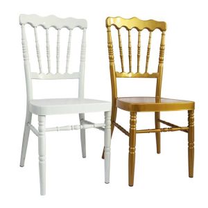 China Commercial Aluminum Iron Metal Wedding Chairs Gold Banquet Chairs on sale