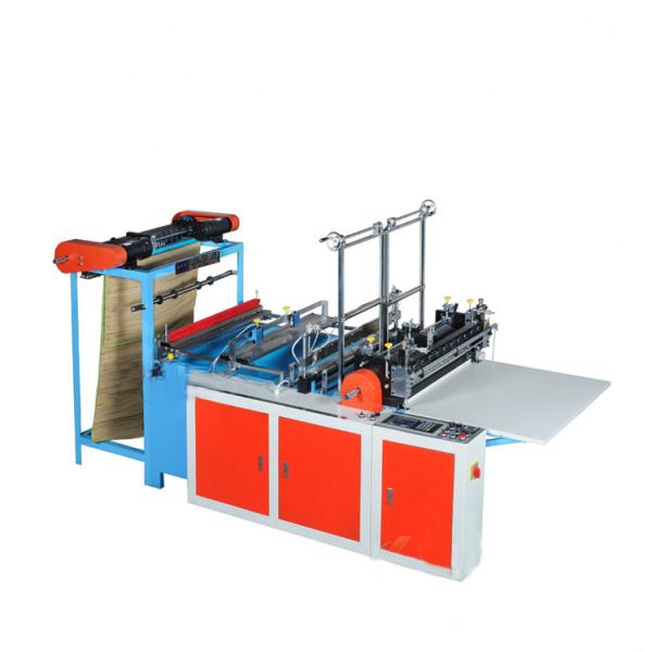Hot Sealing Cold Cutting Flat Bag Making Machines 0.005mm - 0.1mm Bag Thickness