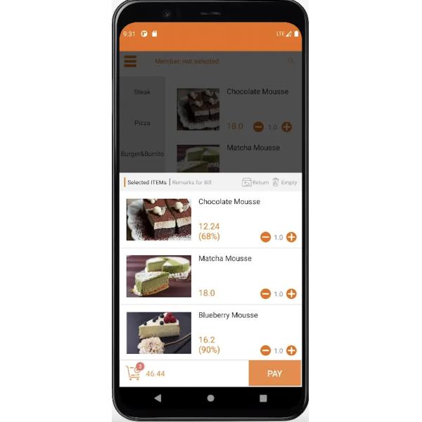 Android/Win Support POS Retail Software for Convenient Restaurant Store Management
