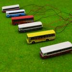 1/150 scale model bus Toy Metal Alloy Diecast bus Model Miniature Scale model