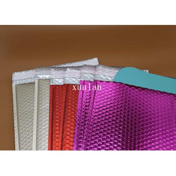 Multicolor Recyclable Shipping Bubble Mailers Offset Printing For Posting Tape