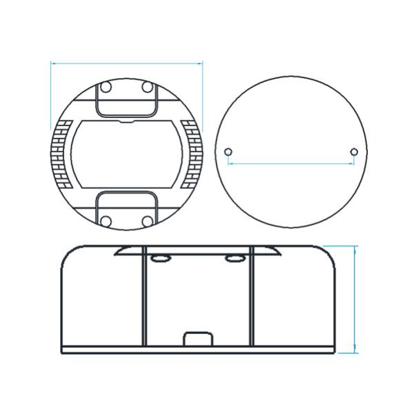 60W Dimmable Driver For Led , Intelligent Building System Constant Voltage Output