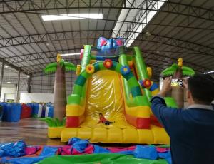 Cheap cheap infatable slide with slide/commercial inflatable slide for sale for sale