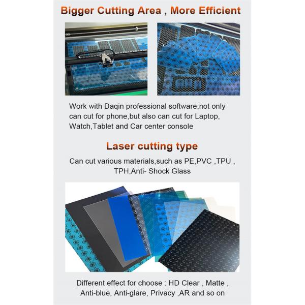 60W Tempered Glass Screen Protector Laser Cutting Machine With CO2 Technology