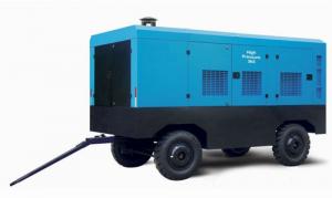 Cheap Mobile Screw Type Diesel Air Compressor 185 Cfm 260HP/1700rpm for sale