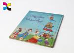 Square Corner Print Childrens Book Hardcover With Sweing Line Binding Embossing