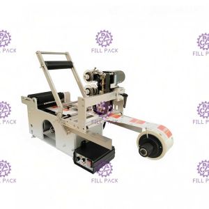 China Semi automatic Bottle Labeling Machine for sticker labels with date coding printer on sale