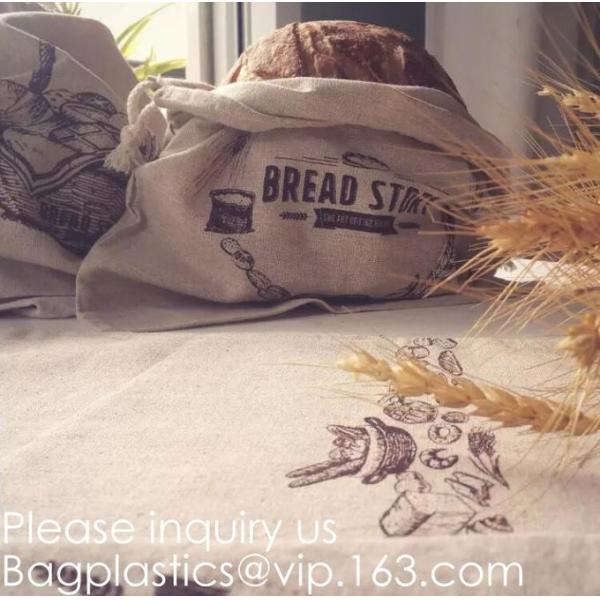 Cotton Reusable Grocery Produce Bags Set of 6 Pack，Washable Premium Eco Friendly Bags With Drawstring, Zero Waste and Ne