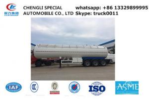 Cheap ASME lpg gas trailer with sun-shield for sale, factory direct sale cheapest propane gas trailer with sunshield cover for sale