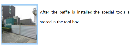 Customized Retractable without construction aluminium alloy flood baffle