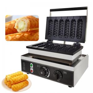 Cheap Non-stick Coated Electric Corn Hot Dog Waffle Maker with 6 Sticks Easy Operation for sale