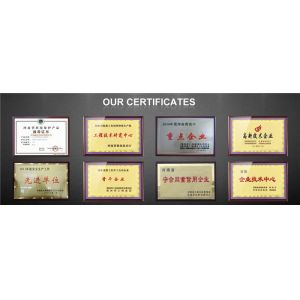 BH Mortar Industrial Co., Ltd. Certifications