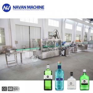 Cheap Fully Automatic Glass Bottle Washing Filling Capping Machine for Liquor Alcohol Drinks for sale