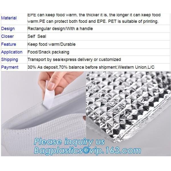 Freezer Bags Color Cold Insulation Waterproof Convenient Portable Ice Meal Packages Refrigerator Cooler Lunch Bag bageas