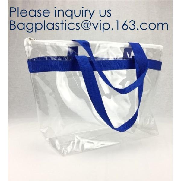 Custom Clear Transparent Holographic Iridescent Ladies Vinyl Tpu Shopper Women Shopping Tote Bag Garment Bags,Storange