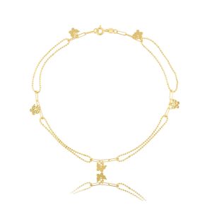 Buy cheap 18K Gold Anklets with Custom Names: Perfect Personalized Gifts from wholesalers